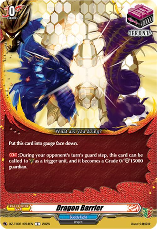 Dragon Barrier Card Front