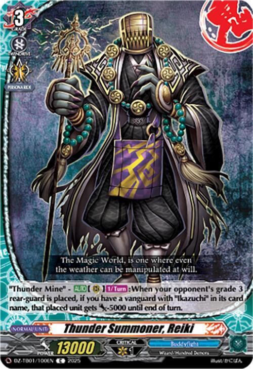 Thunder Summoner, Reiki Card Front
