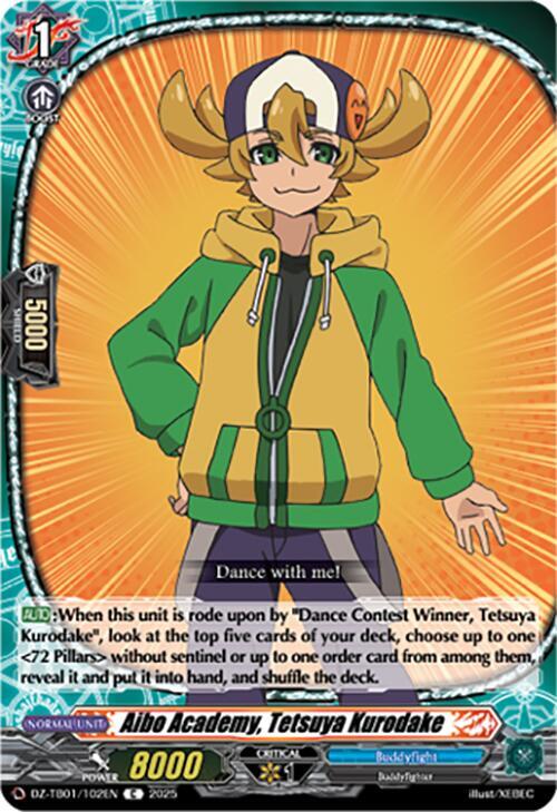 Aibo Academy, Tetsuya Kurodake Card Front