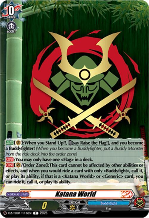 Katana World Card Front