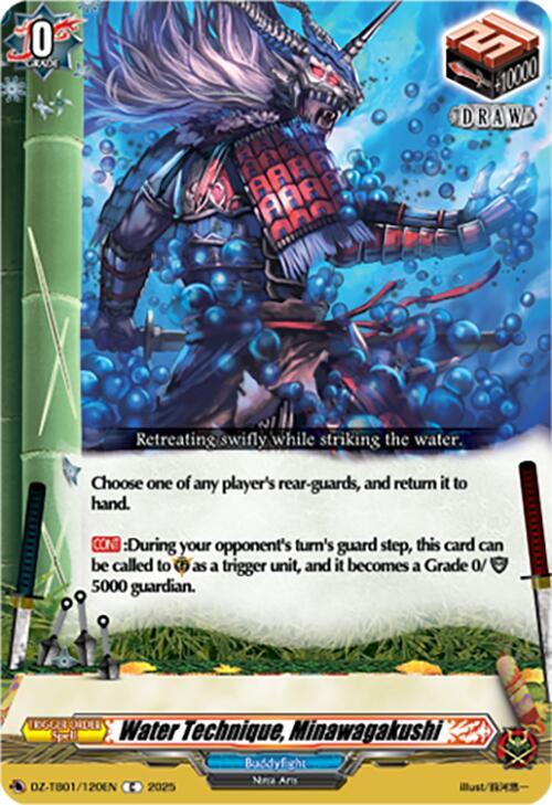 Water Technique, Minawagakushi Card Front