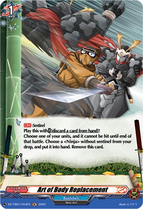 Art of Body Replacement Card Front