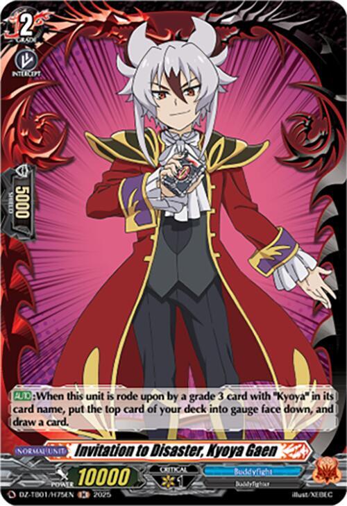 Invitation to Disaster, Kyoya Gaen Card Front