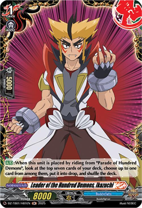 Leader of the Hundred Demons, Ikazuchi Card Front
