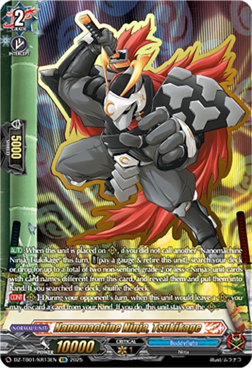Nanomachine Ninja, Tsukikage Card Front