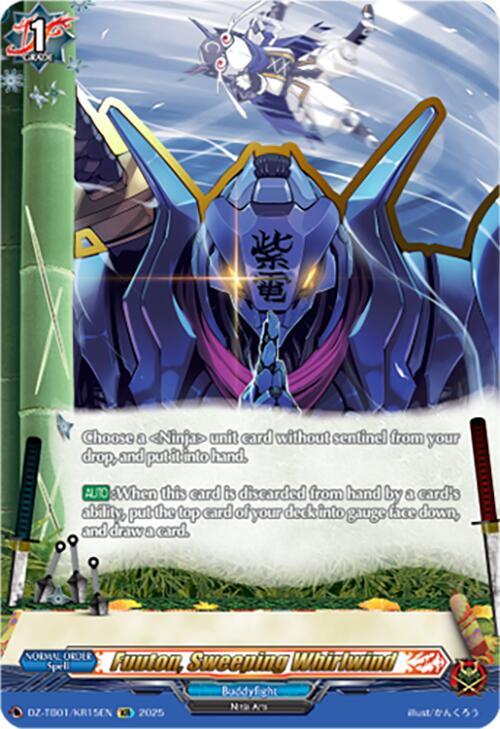 Fuuton, Sweeping Whirlwind Card Front