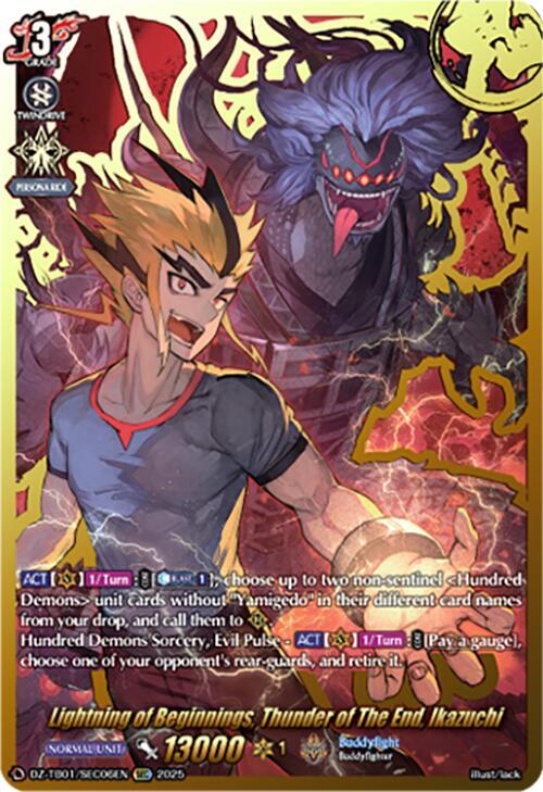 Lightning of Beginnings, Thunder of The End, Ikazuchi Card Front