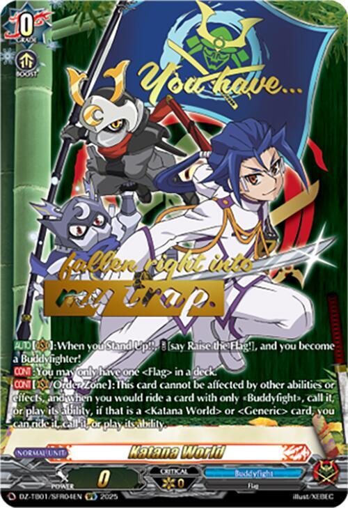 Katana World Card Front