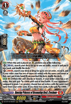 Dancing Princess of Resonating Rock, Crushuna Card Front