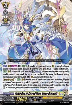 Fated One of Sacred Time, Liael=Draconis Card Front