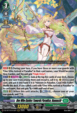 One Who Guides Towards Paradise, Nannaclir Card Front