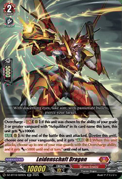 Leidenschaft Dragon Card Front