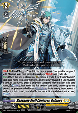 Heavenly Staff Conjurer, Balancy Card Front