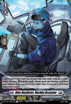 Blue Deathster, Nochim Occasion Card Front