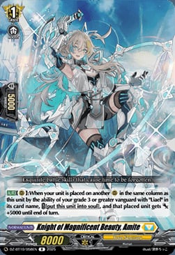 Knight of Magnificent Beauty, Amite Card Front