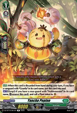 Yancha Pepino Card Front