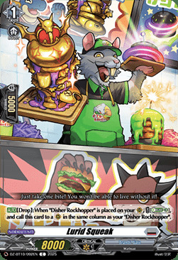 Lurid Squeak Card Front