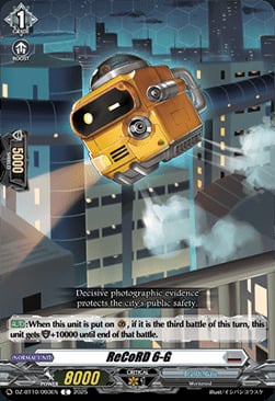 ReCoRD 6-G Card Front