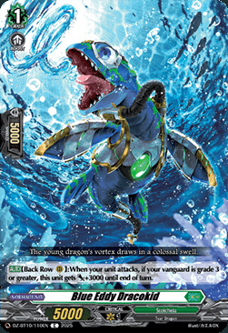 Blue Eddy Dracokid Card Front