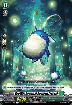 One Who Arrived at Paradise, Leucent Card Front