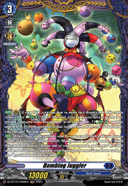 Bombing Juggler Card Front