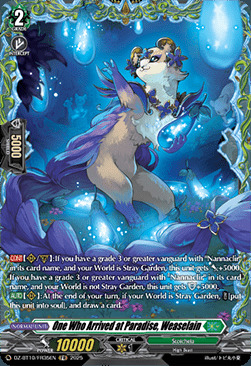 One Who Arrived at Paradise, Weaselain Card Front