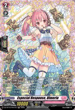 Especial Response, Ulmeria Card Front