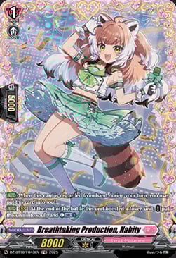 Breathtaking Production, Nabity Card Front