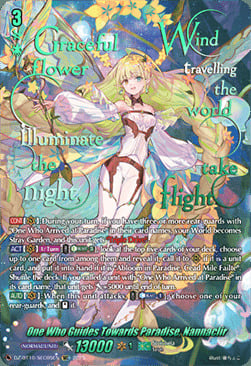 One Who Guides Towards Paradise, Nannaclir Card Front