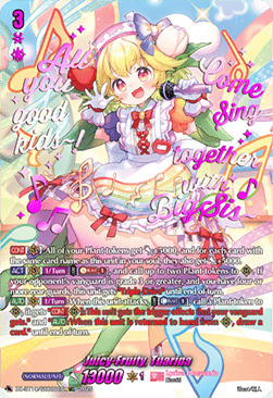 Juicy-Fruity, Tuarina Card Front