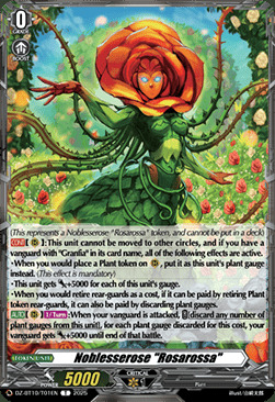 Noblesserose "Rosarossa" Card Front