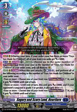 Sugary and Scary Land, Heartluru Card Front