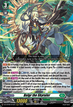 Belgr the Skyruler Card Front
