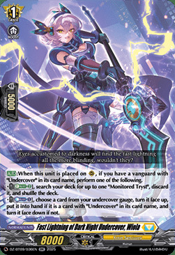 Fast Lightning of Dark Night Undercover, Wiola Card Front
