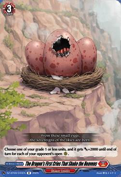 The Dragon's First Cries That Shake the Heavens Card Front