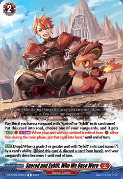 Sperod and Sybilt, Who We Once Were Card Front