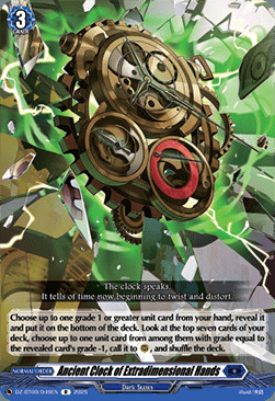 Ancient Clock of Extradimensional Hands Card Front