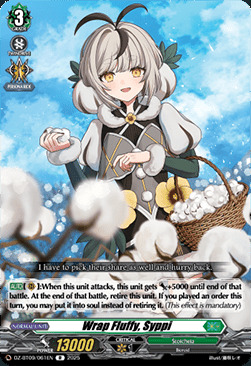 Wrap Fluffy, Syppi Frente