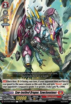 Saw-toothed Dragon, Sawchomimus Frente