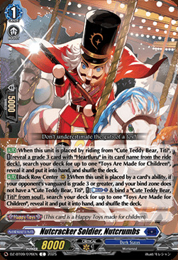 Nutcracker Soldier, Nutcrumbs Card Front
