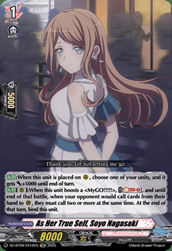 As Her True Self, Soyo Nagasaki Card Front