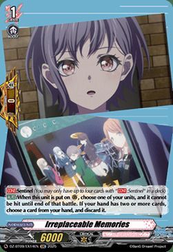 Irreplaceable Memories Card Front