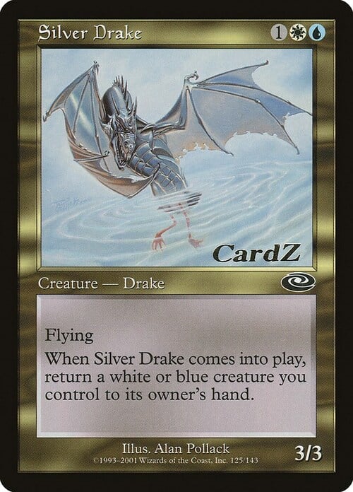 Silver Drake Card Front