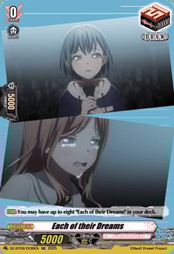 Each of their Dreams Card Front