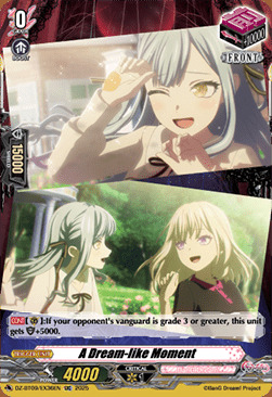 A Dream-like Moment Card Front