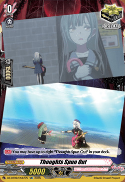 Thoughts Spun Out Card Front