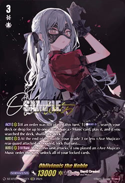 Oblivionis the Noble Card Front