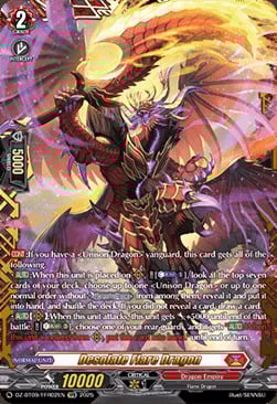 Desolate Flare Dragon Card Front