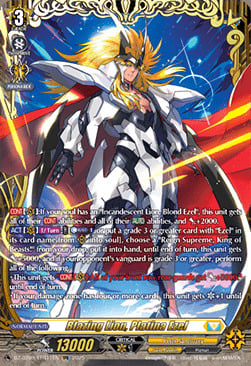 Blazing Lion, Platina Ezel Card Front