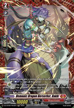 Demonic Dragon Berserker, Bakki Card Front